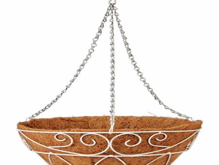 Panacea Steel Hanging Basket White Online