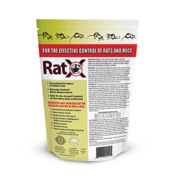 RatX Non-Toxic Bait Pellets For Mice and Rats 3 lb 1 pk Hot on Sale