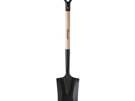 Home Plus+ 40.5 in. Steel Square Garden Spade Wood Handle Sale