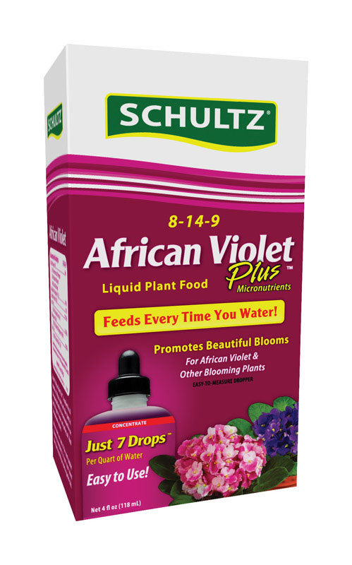 Schultz African Violet Plus Liquid Plant Food 4 oz For Discount