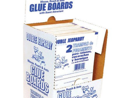 JT Eaton Double Jeopardy Small Glue Board Trap For Insects and Mice 2 pk Discount