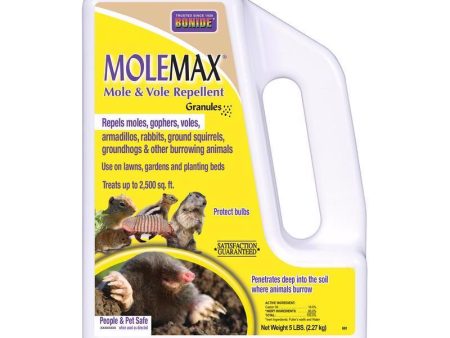 Bonide MoleMax Animal Repellent Granules For Moles and Voles 5 lb Fashion