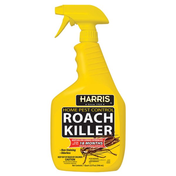 Harris Home Pest Control Roach Killer Liquid 32 oz Hot on Sale