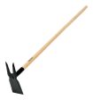 Home Plus+ Steel Weeding Hoe 48 in. Wood Handle Online Hot Sale