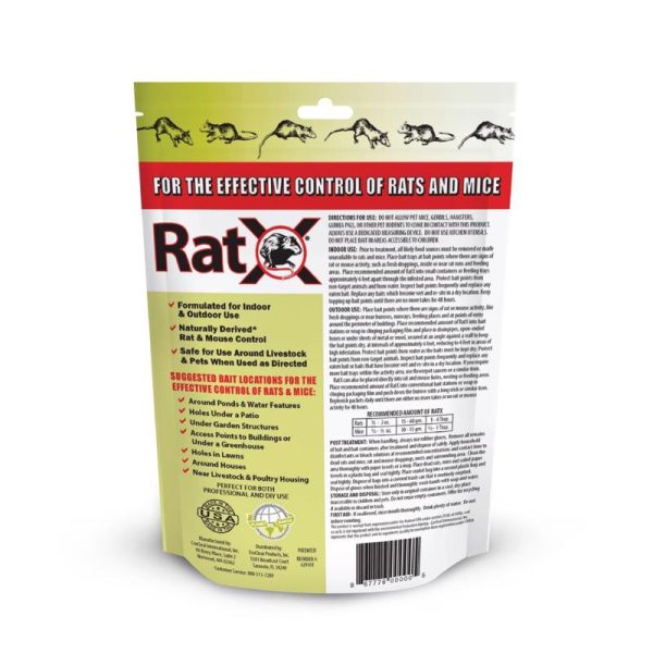 RatX Non-Toxic Bait Pellets For Mice and Rats 1 lb 1 pk Online Hot Sale