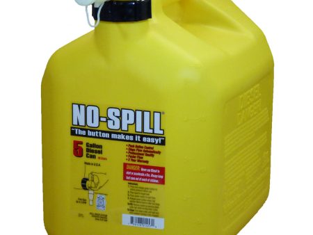 No-Spill Plastic Diesel Can 5 gal For Sale