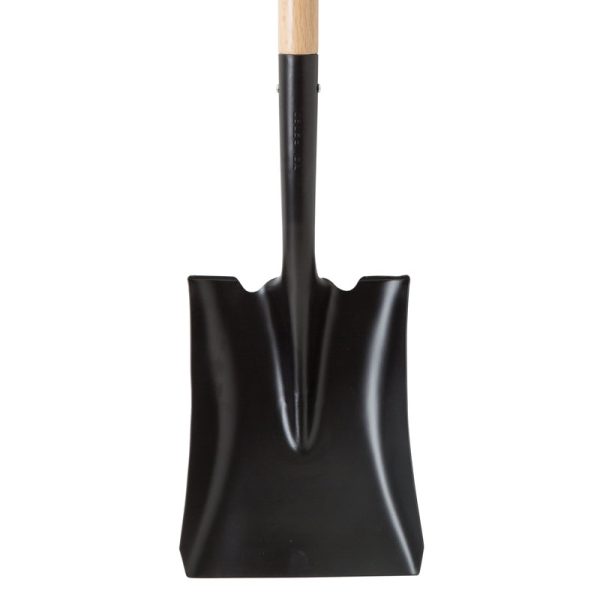 Home Plus+ 38.5 in. Steel Square Transfer Shovel Wood Handle Sale