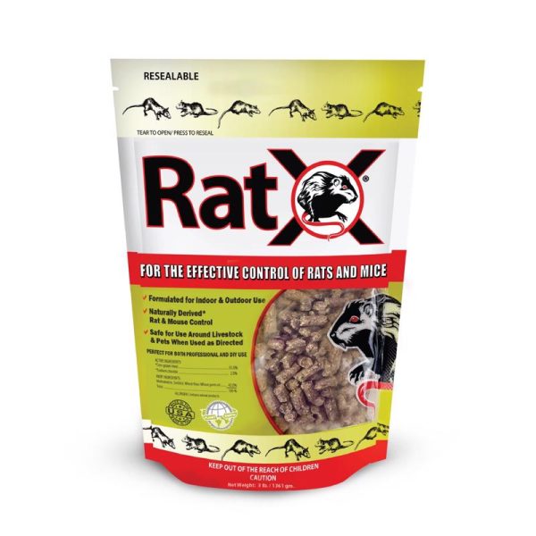 RatX Non-Toxic Bait Pellets For Mice and Rats 3 lb 1 pk Hot on Sale