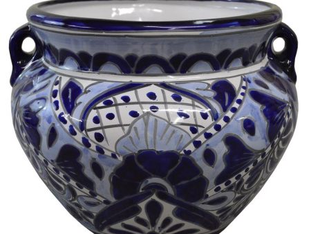 Avera Products Talavera 19 in. H X 10 in. W Ceramic Planter Multicolored Hot on Sale