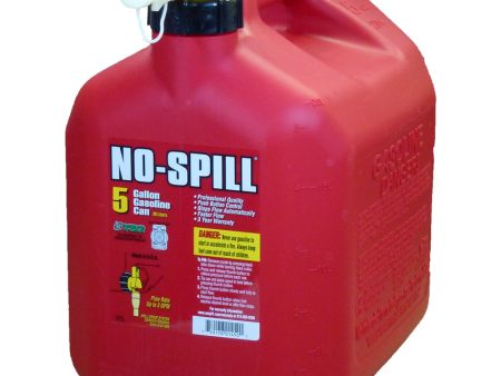 No-Spill Plastic Gas Can 5 gal Supply