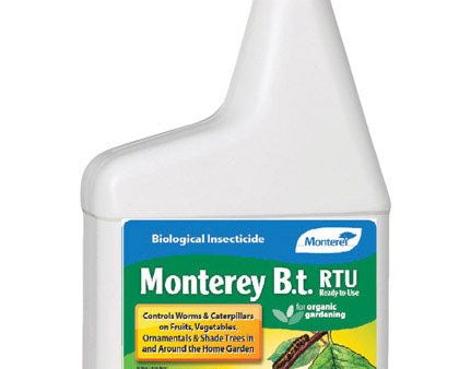 Monterey B.t. RTU Organic Insect Killer Liquid 32 oz Online Hot Sale