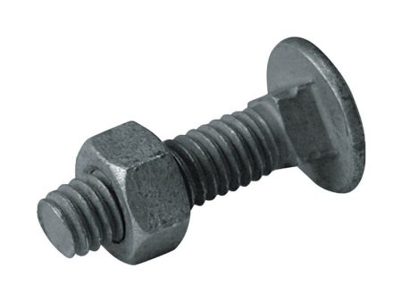 YardGard .709 in. H Galvanized Silver Steel Carriage Bolts Online