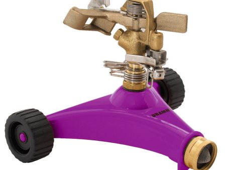 Dramm ColorStorm Brass Wheeled Base Impulse Sprinkler 5281 sq ft Discount