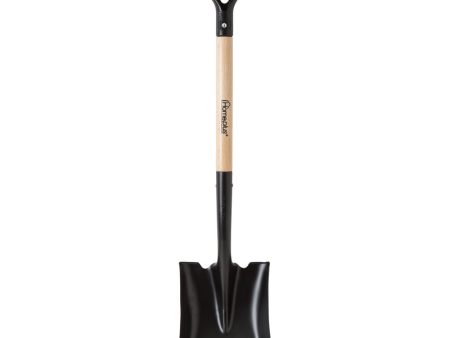 Home Plus+ 38.5 in. Steel Square Transfer Shovel Wood Handle Sale