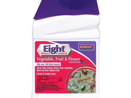 Bonide Eight Yard & Garden Insect Killer Liquid Concentrate 16 oz For Sale