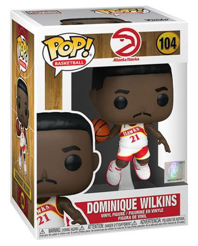 FUNKO POP NBA Legends Atlanta Hawks Dominique Wilkins 104 For Discount