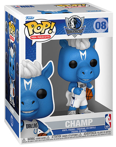 FUNKO POP NBA Mascots Dallas Mavericks Champ 08 Online now