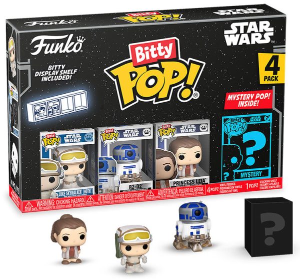 FUNKO BITTY POP 4 Pack Star Wars Luke Skywalker For Sale