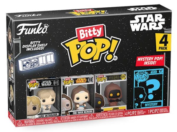 FUNKO BITTY POP 4 Pack Star Wars Luke Fashion