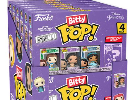 FUNKO BITTY POP 4 Pack Display da 12pz Disney Princess Hot on Sale