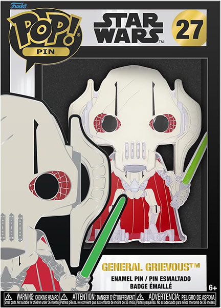 FUNKO PIN Star Wars General Grievous w Chase 27 Cheap