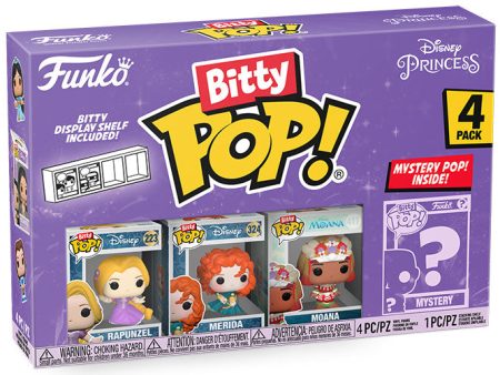 FUNKO BITTY POP 4 Pack Disney Princess Rapunzel For Discount