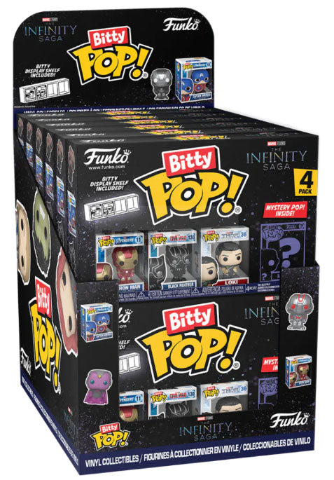 FUNKO BITTY POP 4 Pack Display da 12pz Marvel The Avengers Online now