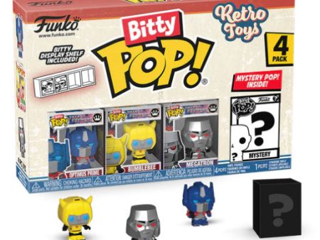 FUNKO BITTY POP 4 Pack Retro Toys Transformers For Sale