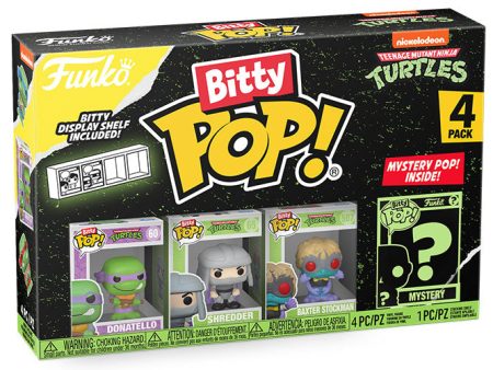 FUNKO BITTY POP 4 Pack TMNT Turtles Donatello Discount