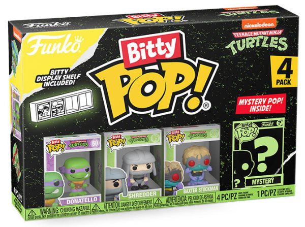 FUNKO BITTY POP 4 Pack TMNT Turtles Donatello Discount