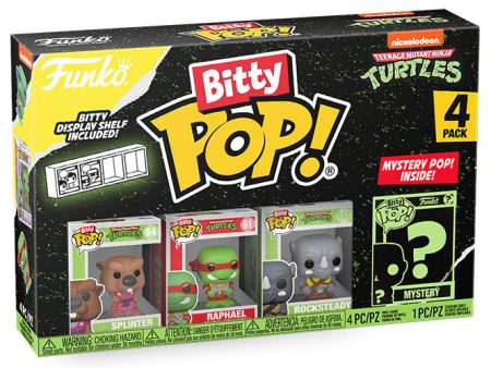 FUNKO BITTY POP 4 Pack TMNT Turtles Splinter Supply