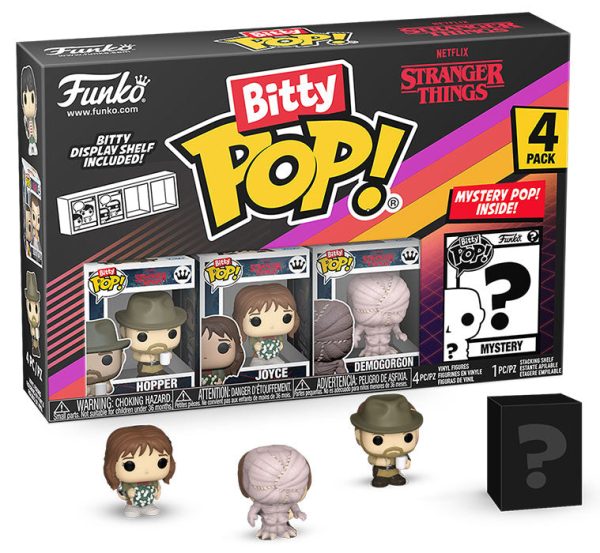 FUNKO BITTY POP 4 Pack Stranger Things Hopper Discount