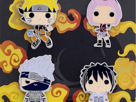 FUNKO PIN MINI Naruto Team 7 Set 4pz Fashion