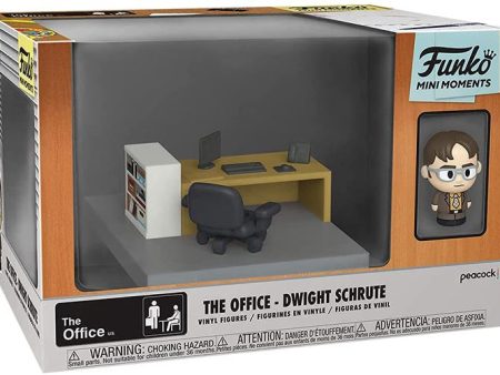 FUNKO MINI MOMENTS The Office Dwight Schrute w Chase Fashion