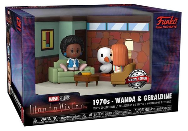 FUNKO MINI MOMENTS WandaVision 1970s Wanda & Geraldine Online Hot Sale