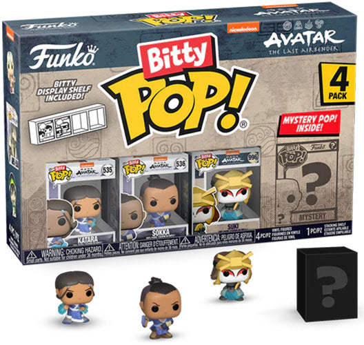 FUNKO BITTY POP 4 Pack Avatar The Last Airbender Katara Hot on Sale