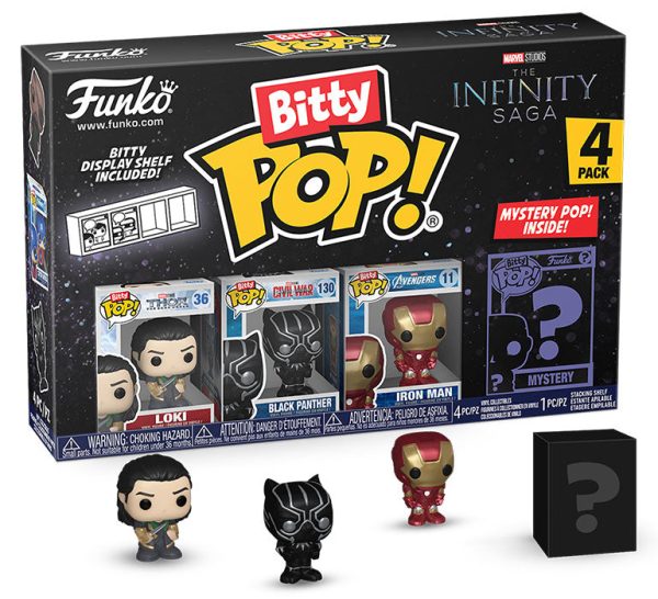 FUNKO BITTY POP 4 Pack Marvel Infinity Saga Loki on Sale