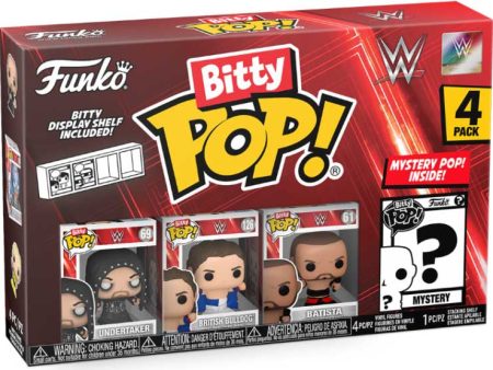 FUNKO BITTY POP 4 Pack WWE Undertaker Discount