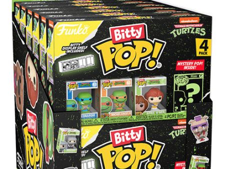 FUNKO BITTY POP 4 Pack Display da 12pz TMNT Turtles Online