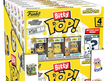 FUNKO BITTY POP 4 Pack Display da 12pz Minions For Discount