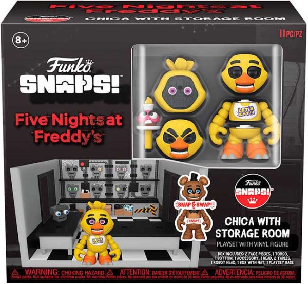 FUNKO FIGURE SNAPS FNAF Chica w Storage Room Hot on Sale