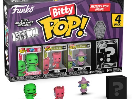 FUNKO BITTY POP 4 Pack Nightmare B.C. Oogie Boogie Fashion