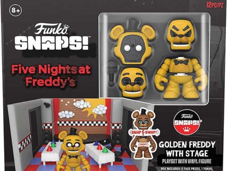 FUNKO FIGURE SNAP FNAF Golden Freddy w Stage Online