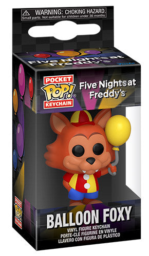 FUNKO KEY FNAF Security Breach S3 Balloon Foxy Fashion