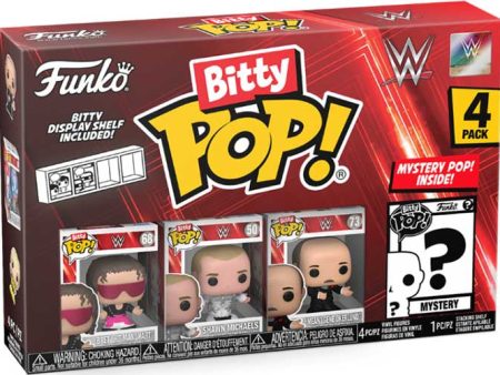 FUNKO BITTY POP 4 Pack WWE Bret Hart Sale