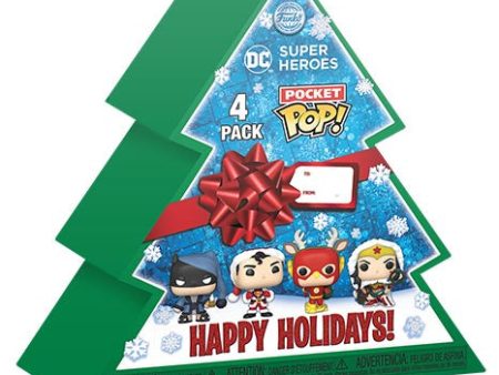 FUNKO ADVENT 4DAY PACK Holiday DC Comics 4pz Online