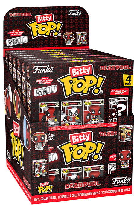 FUNKO BITTY POP 4 Pack Display da 12pz Deadpool Sale