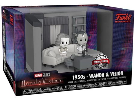 FUNKO MINI MOMENTS WandaVision 1950s Wanda & Vision For Cheap