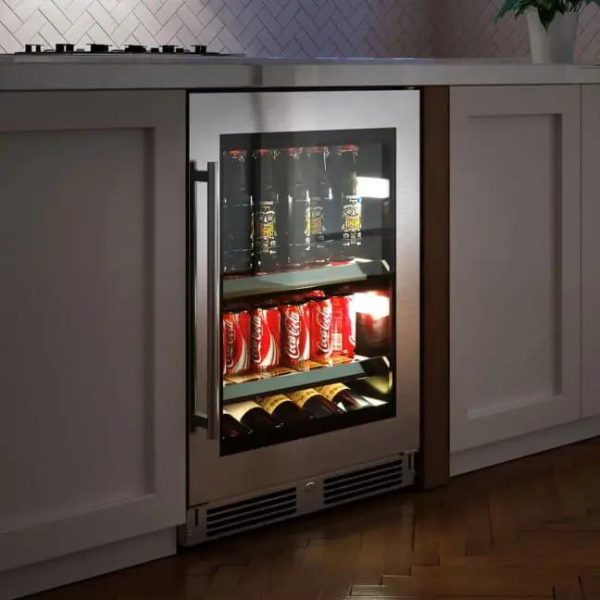 24  Beverage Center Solid SS RH For Cheap