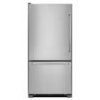 19 cu. ft. 30-Inch Width Full Depth Non Dispense Bottom Mount Refrigerator Sale